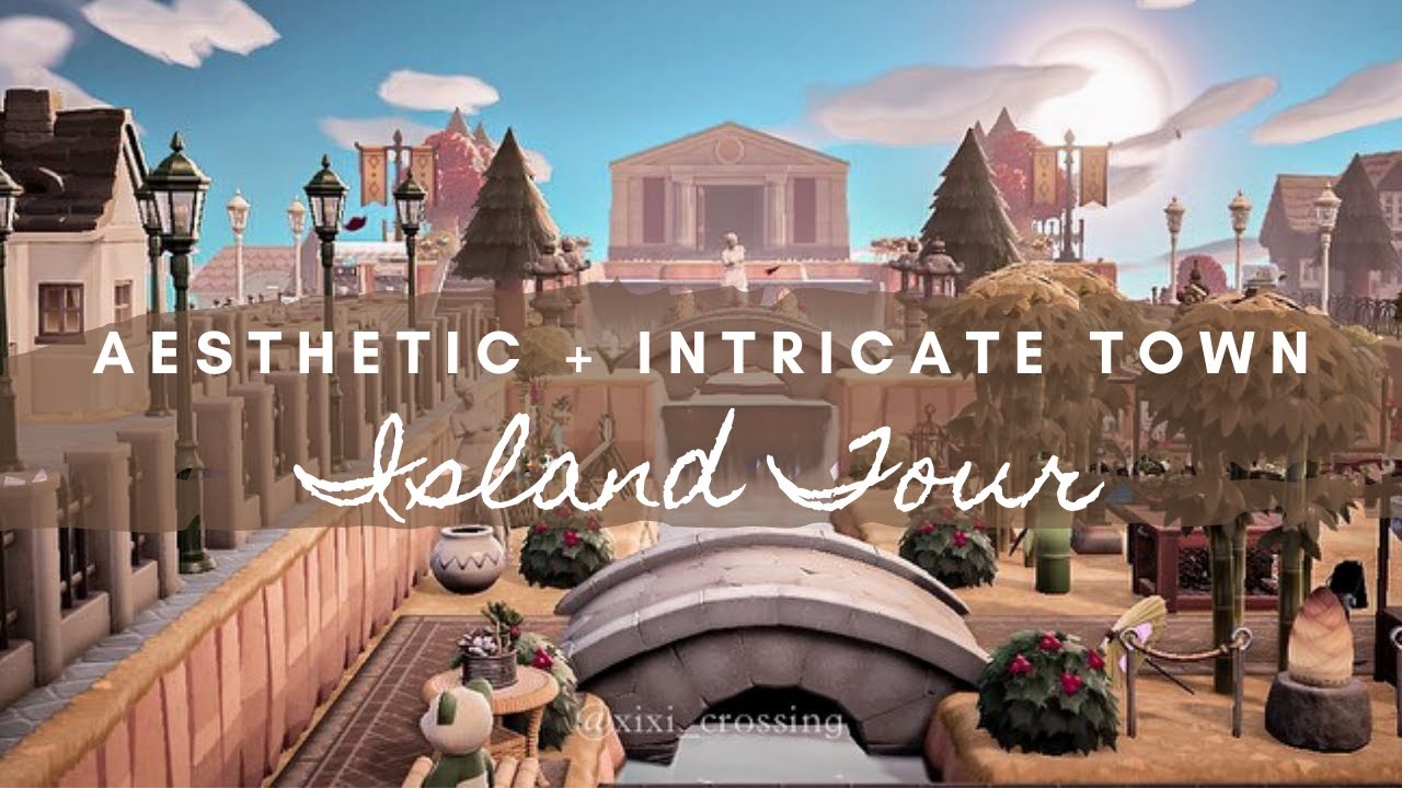 ЭСТЕТИЧЕСКИЙ + ЗАХВАТЫВАЮЩИЙ ТУР ПО ГОРОДСКОМУ ОСТРОВУ | Animal Crossing New Horizons