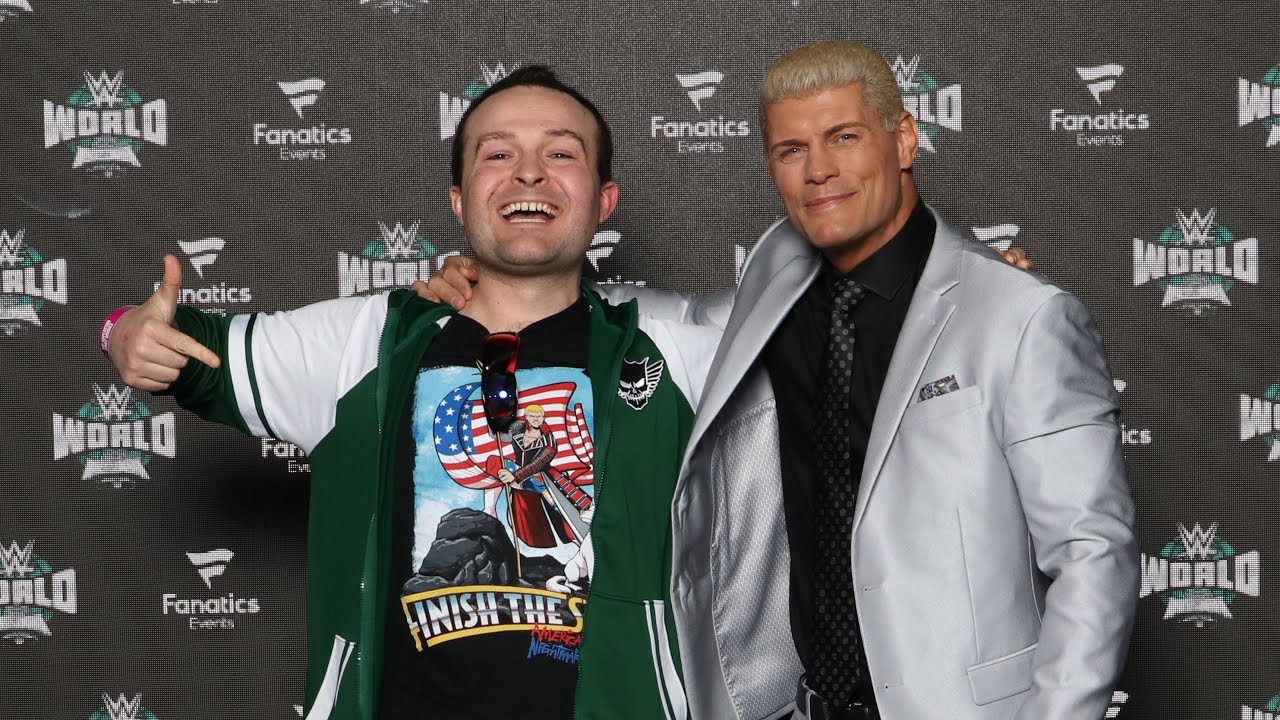 The WWE WrestleMania 40 XL Trip Episode 6 Meeting The American Nightmare Cody Rhodes at WWE World