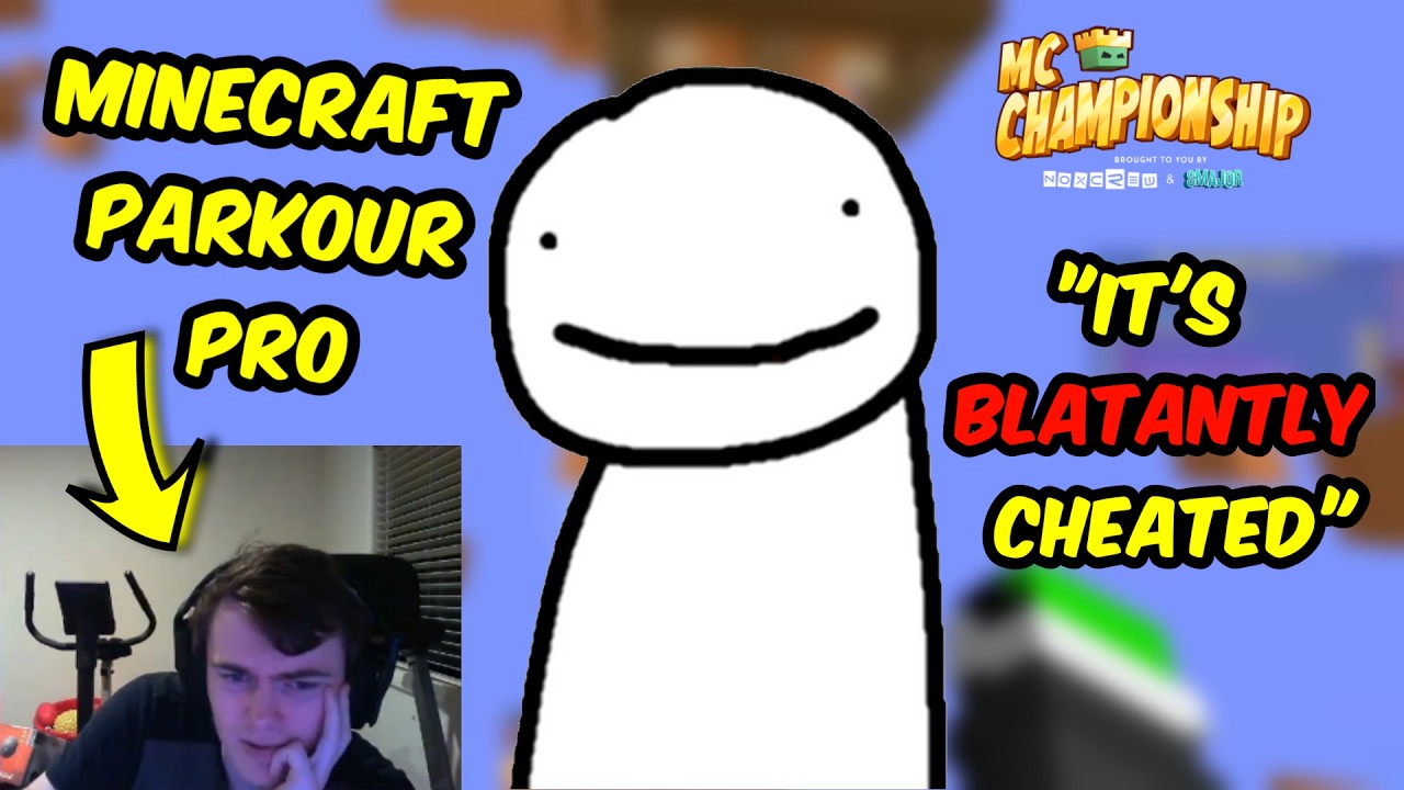 HammSamichz разоблачает Dream, который жульничал в паркуре на чемпионате по Minecraft.