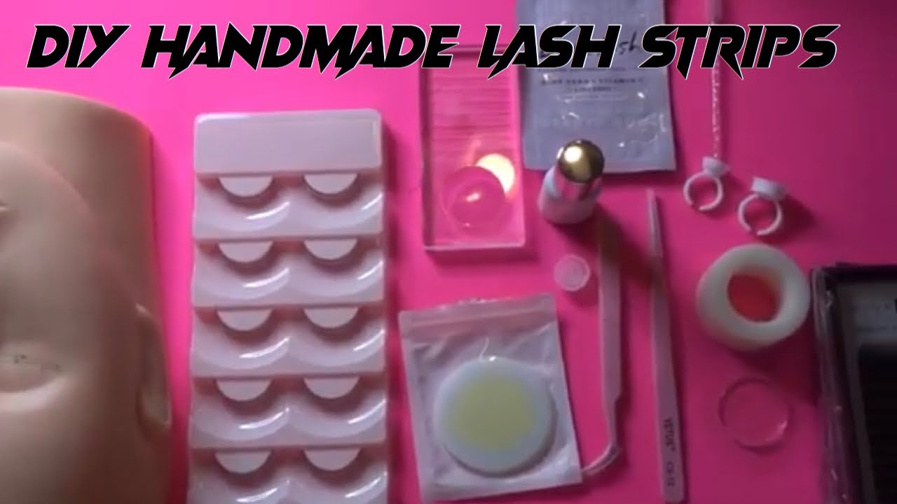 HOW TO MAKE: HANDMADE LASH STRIPS | ASHLEY MINXS