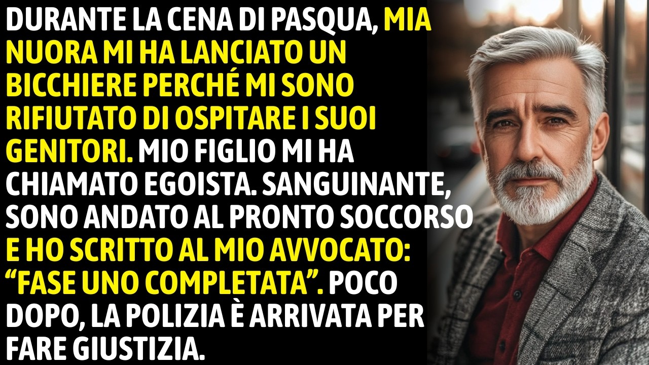 “Sei Egoista!” Urlò Mio Figlio, Sua Moglie Mi Lanciò Vino — Chiamai Subito L’Avvocato!