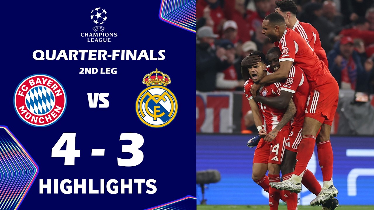 FC Bayern Munich vs Real Madrid (4-3) R&eacute;sum&eacute; et buts | Ligue des champions 2025/26