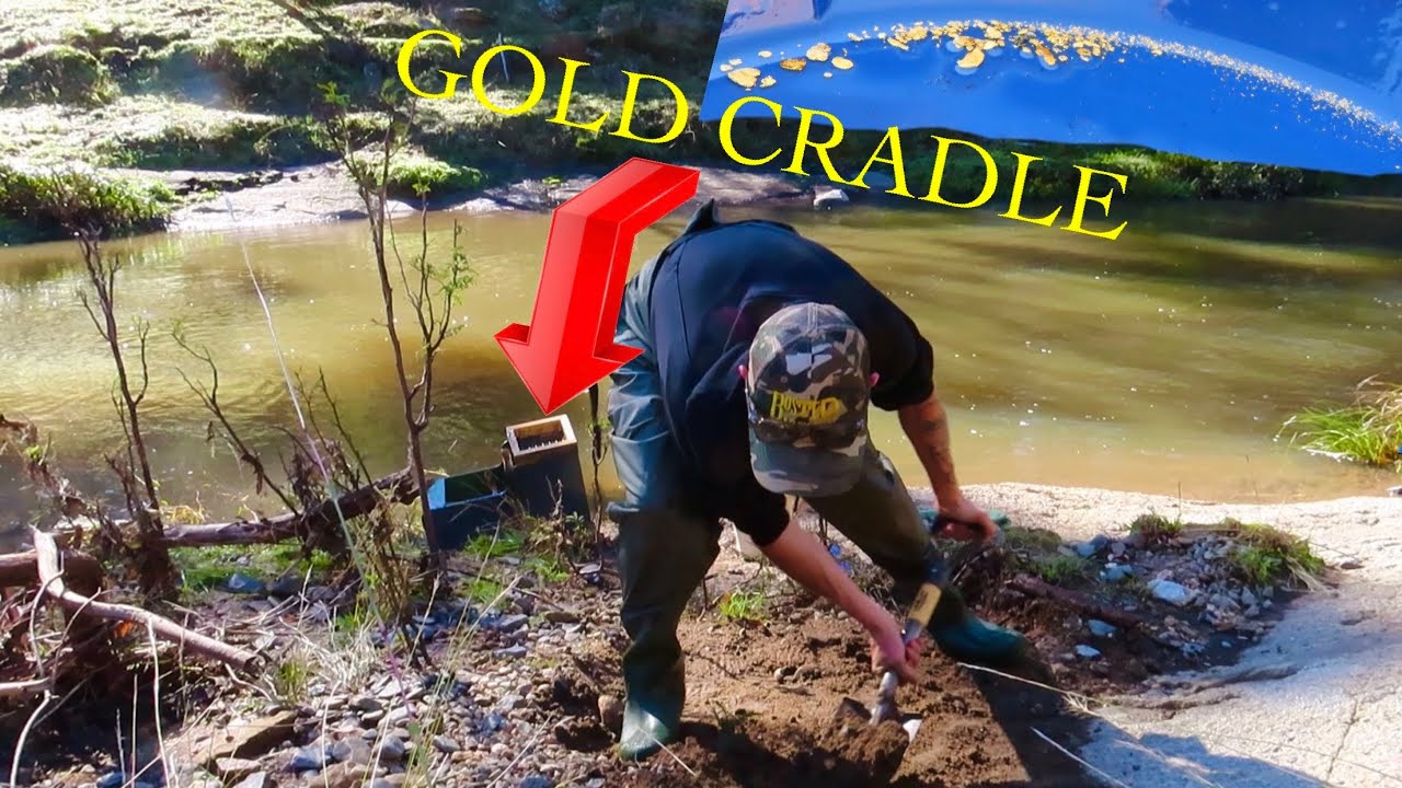 GOLD CRADLING for FINE GOLD!