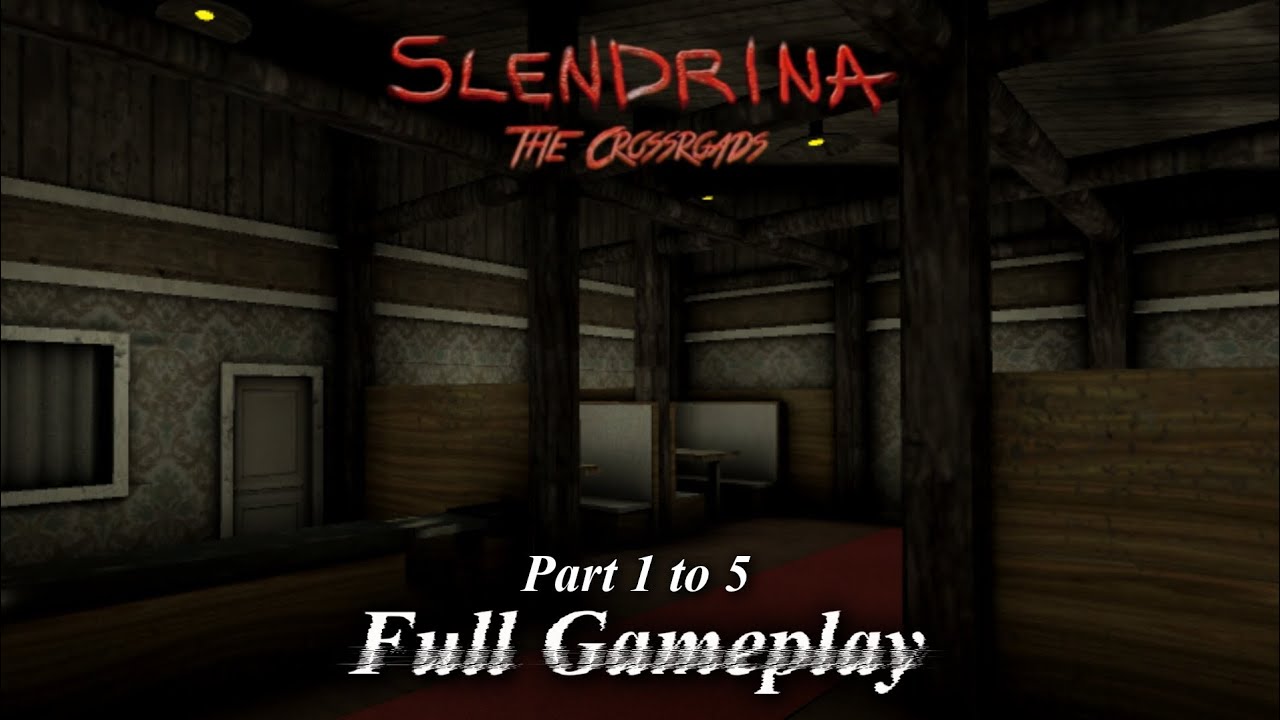 Slenderina The Crossroads (New fangame) | Level 1 to 5 