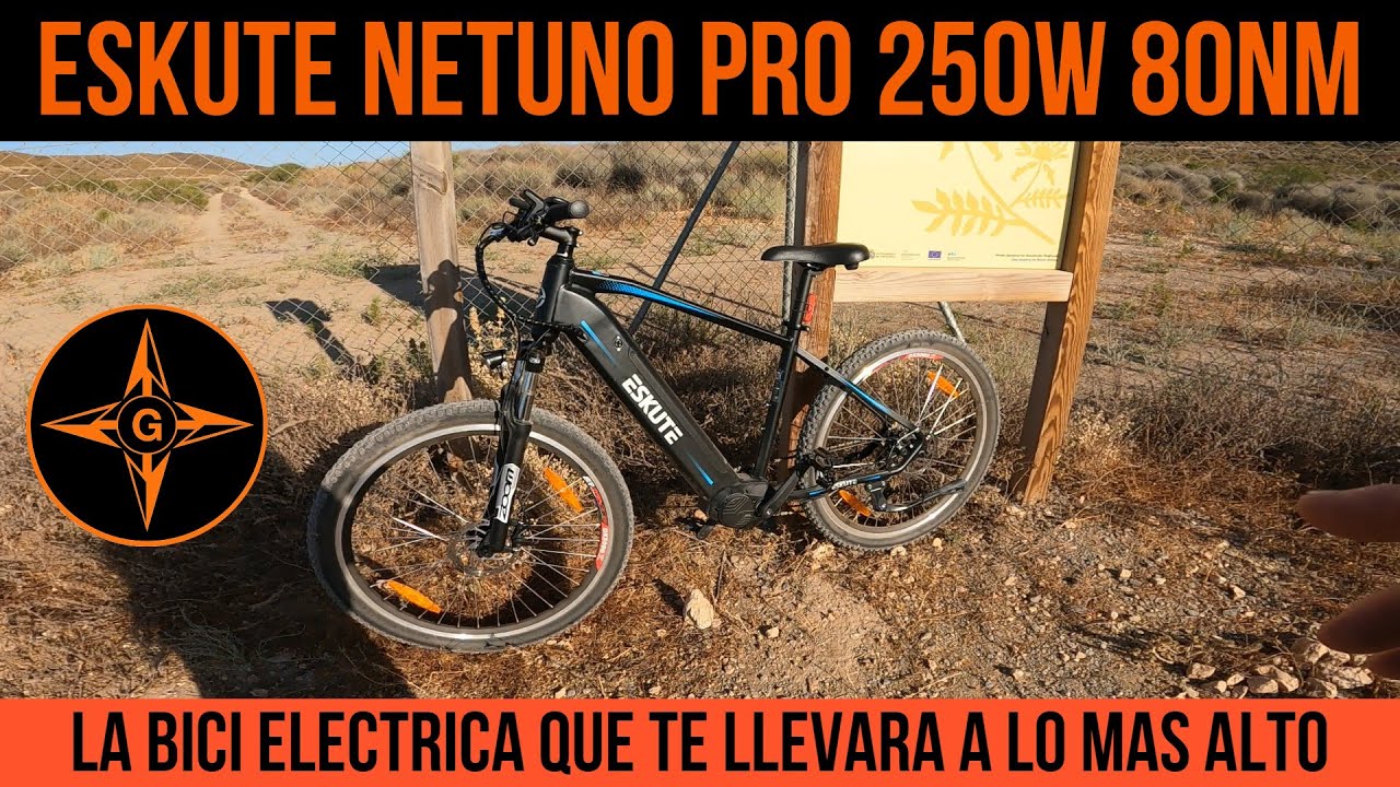 ESKUTE NETUNO PRO UNA BICI DE MONTAÑA CON MOTOR BAFANG M410  QUE TE HARA LLEGAR MUY ALTO /  GINESSOT
