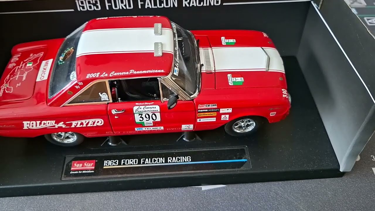 1:18 Sunstar 1963 Ford Falcon Racer #390
