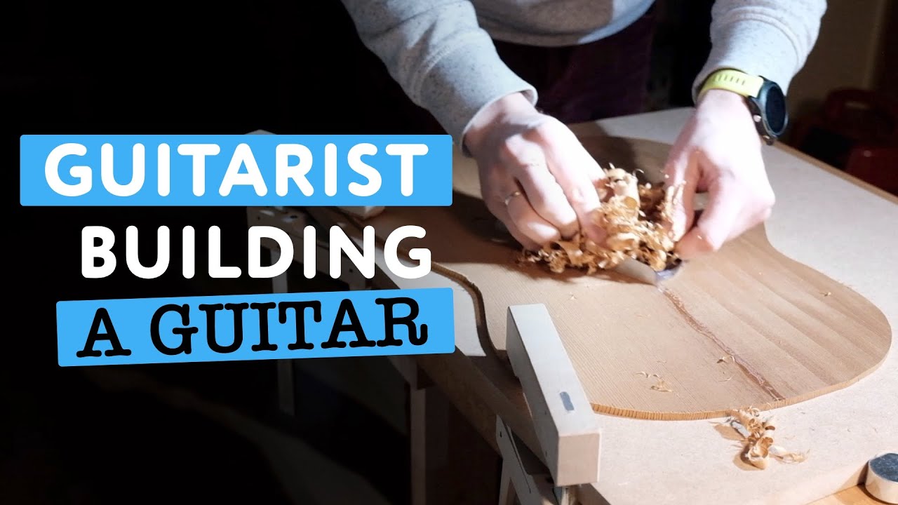 🎸Pro Guitarist building a Guitar | Gluing the top