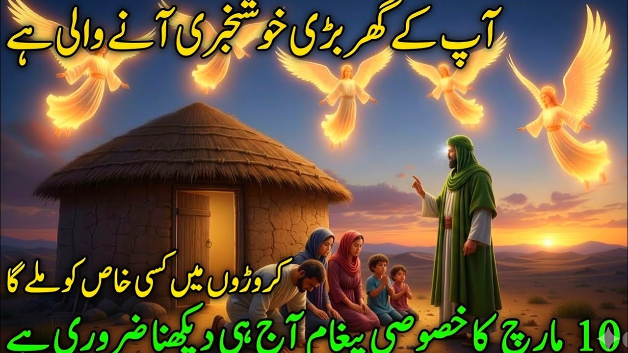 Aap Ke Ghar Bari Khuskhbri Aane Walo Hai....Allah ka peghaam
