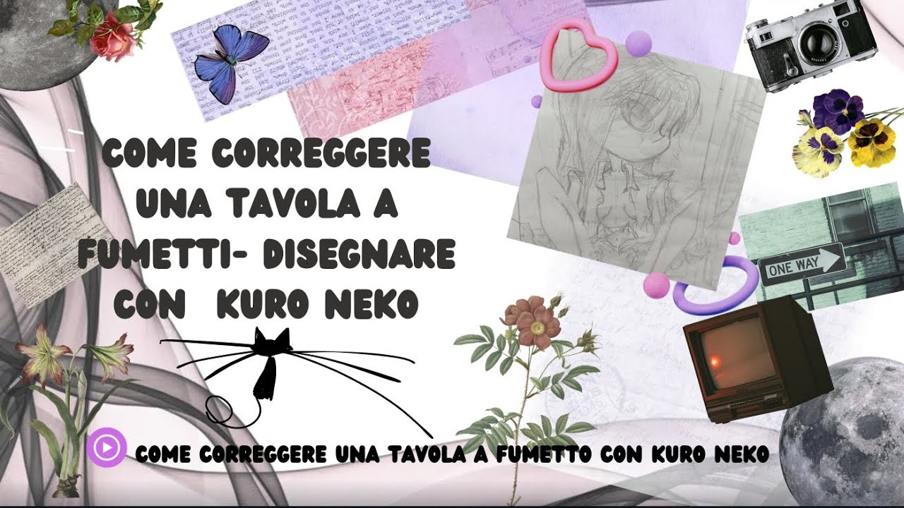 3 metodi (non ufficiali) per correggere una tavola a fumetti 💬💢| tips da Kuro Neko🐈‍⬛