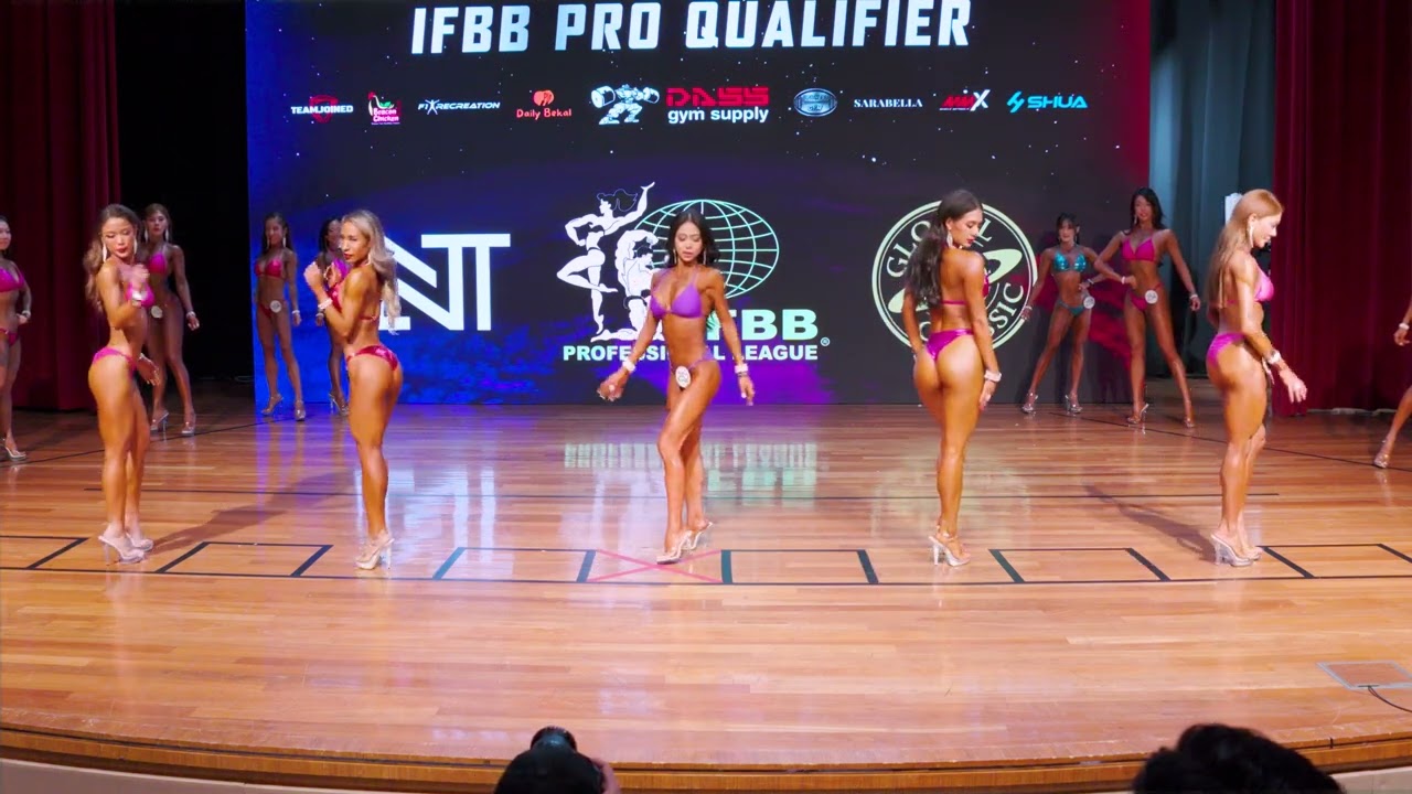 🇲🇾 TNT Global Classic 2025 Women's Fit Model IFBB Pro Qualifier Open Overall 4k comparison 🏆