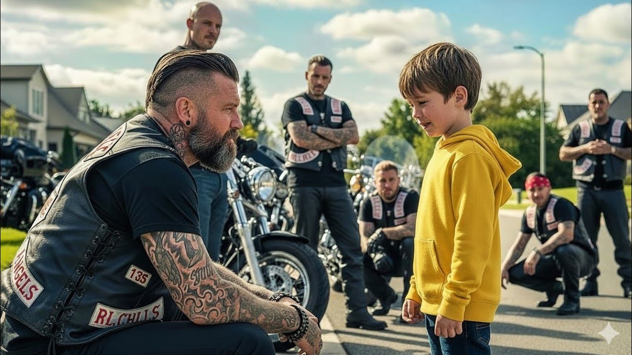 Le petit garçon murmura : « Ils ont pris ma sœur… » — Les bikers ont agi sans attendre