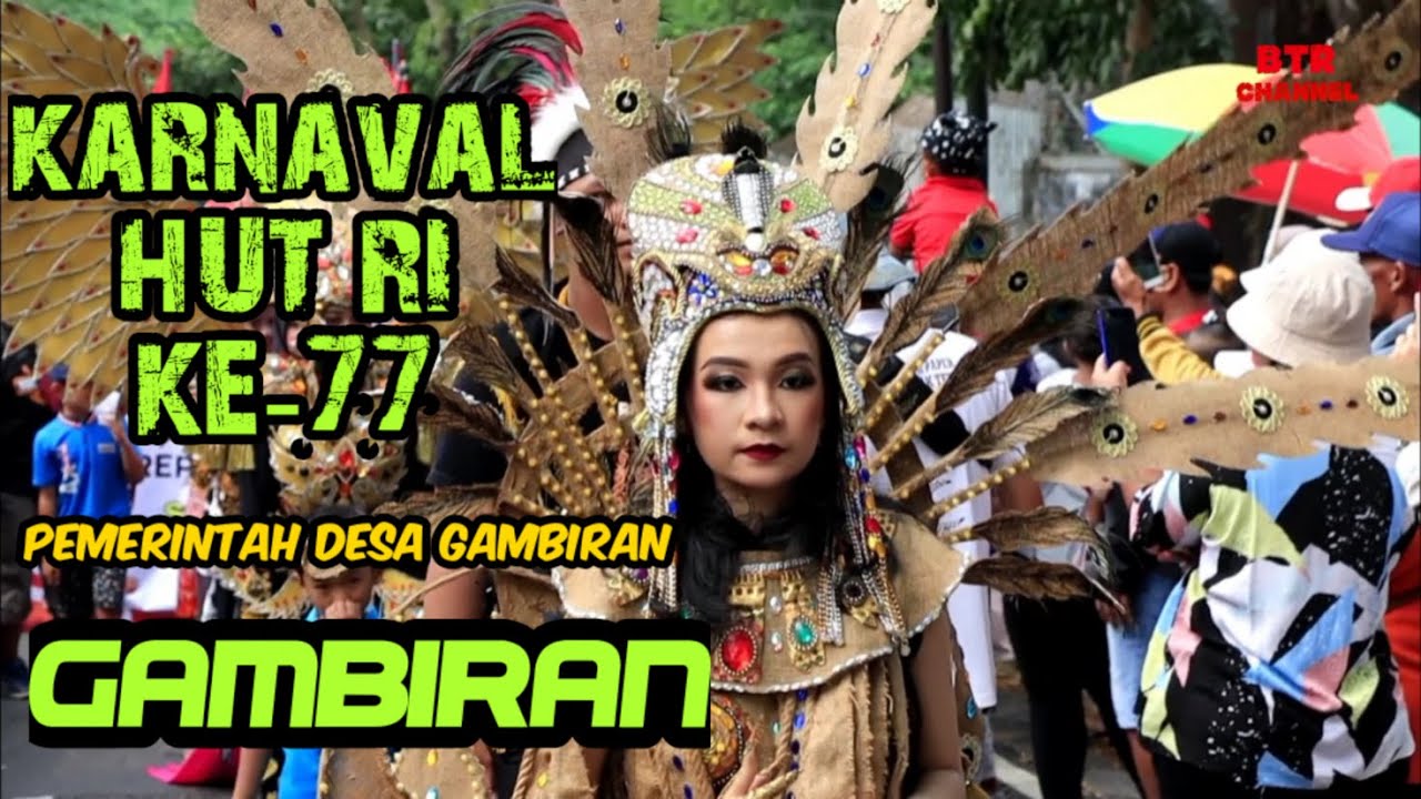karnaval gambiran | HUT RI KE-77 2022 | dusun gambiran