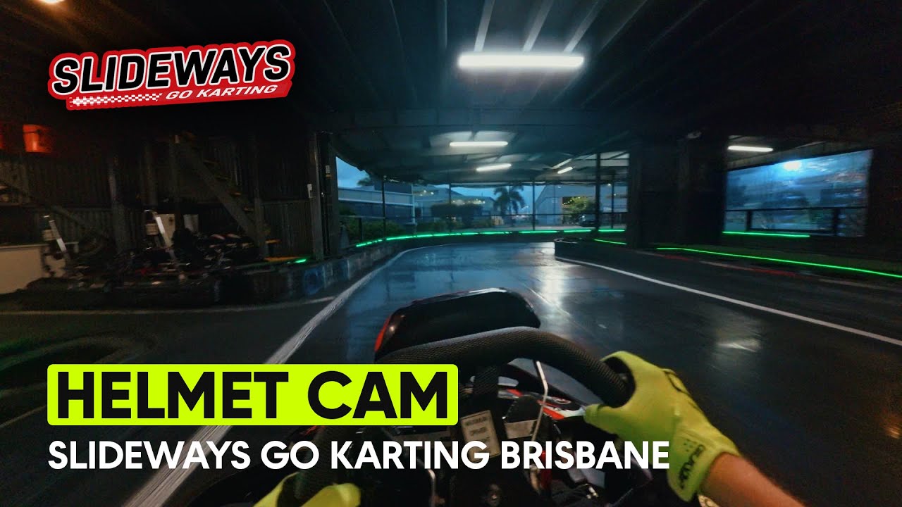 Slideways Go Karting Brisbane | Pro Kart Session in 2025 (Helmet POV)