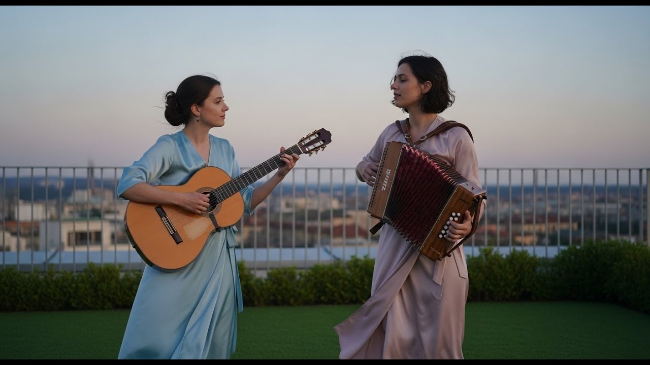 Música Instrumental Mediterránea para Relajación con Guitarra Española y Acordeón