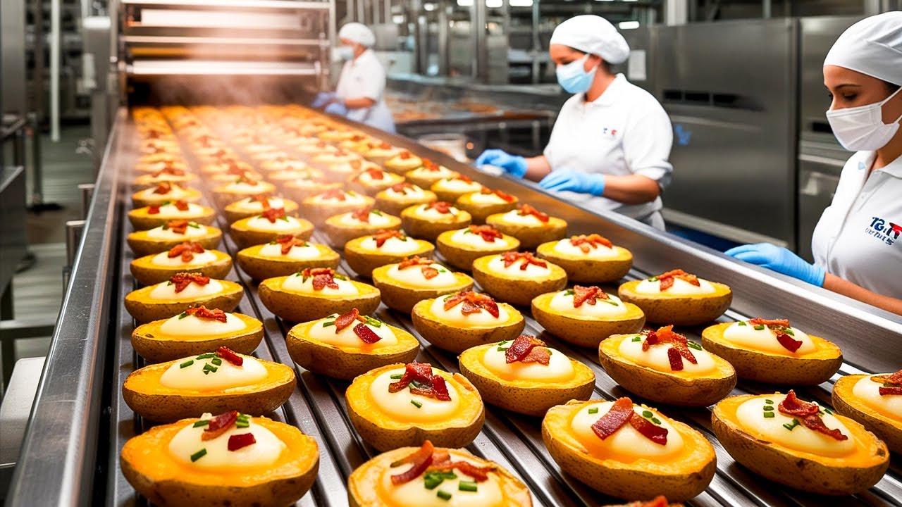 TGI Friday&rsquo;s Potato Skins Factory Process Will Surprise You!