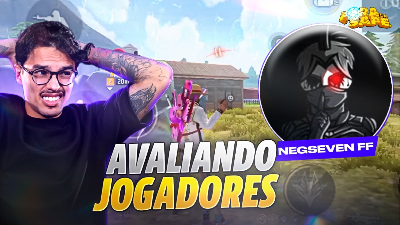 AVALIANDO JOGADORES - NEGSEVEN, EU FIQUEI SEM PALAVRAS PRA ESSE JOGADOR, MEU DEUS..