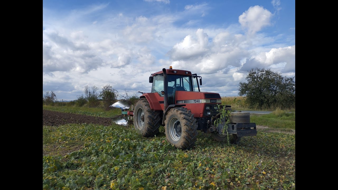 Case Magnum 7240 s pluhem kverneland