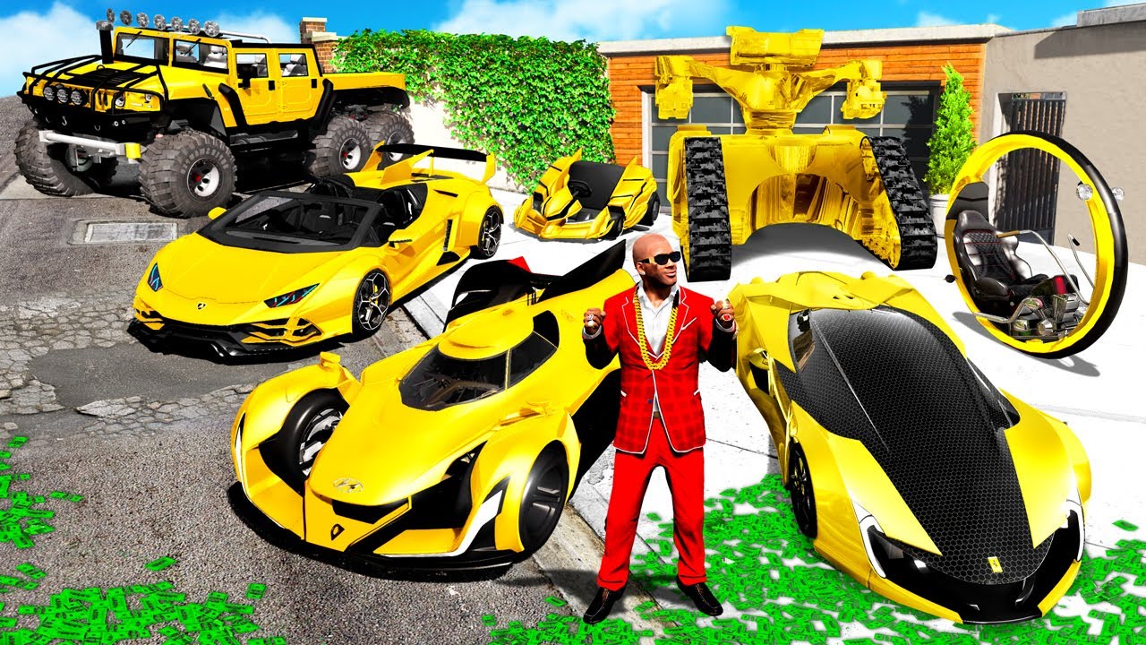 Собираем GOOGILLIONARY ТАЧКИ в GTA 5!
