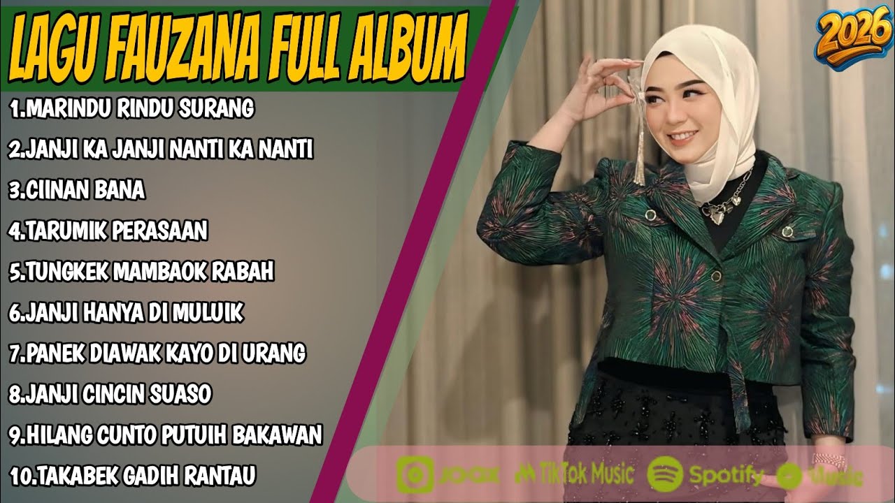FAUZANA-MARINDU RINDU SURANG | LAGU MINANG TERBARU 2026 VIRAL | JANJI KA JANJI NANTI | FULL ALBUM