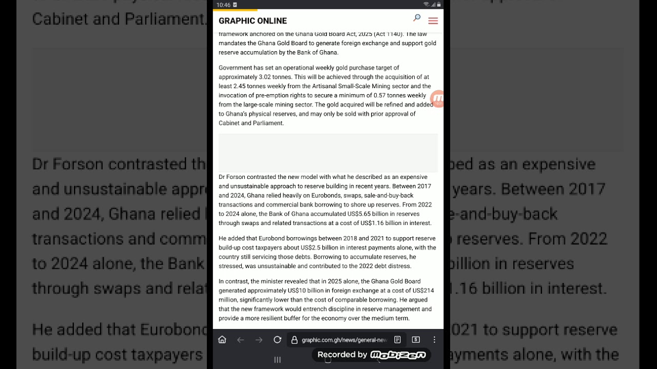 Ghana government thinks they can avoid divine judgements by prepping using gold as cover.Delusional!