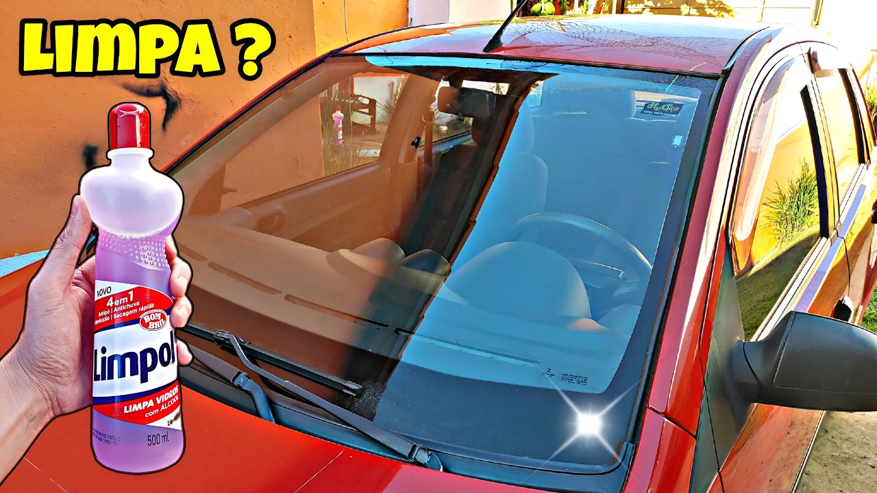 Como Limpar Vidro de Carros Por Dentro e Fora
