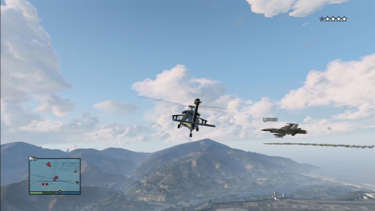 GTA Online - Annhilator vs Lazer