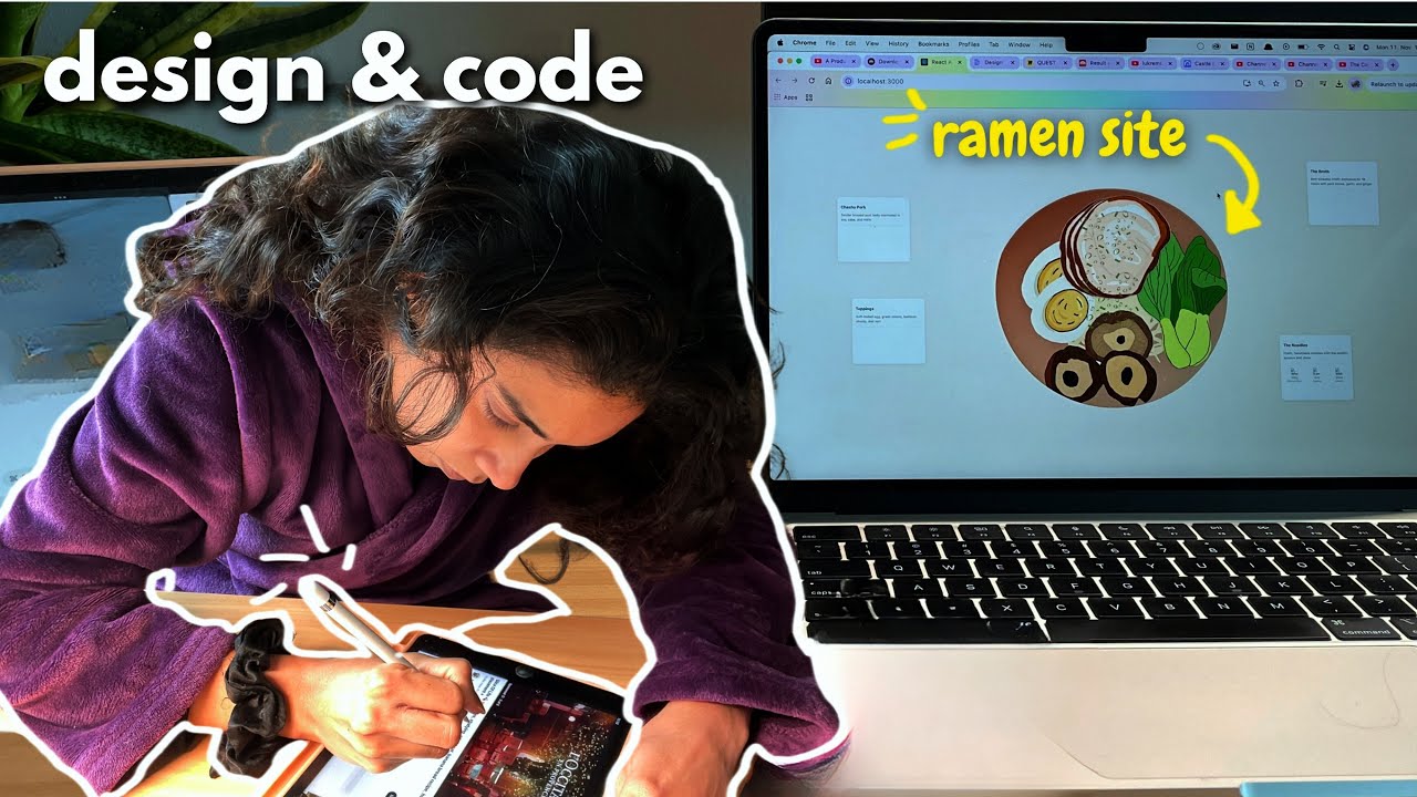 I Coded a Ramen Website from Scratch in 24 Hours! (Design & Code with me)