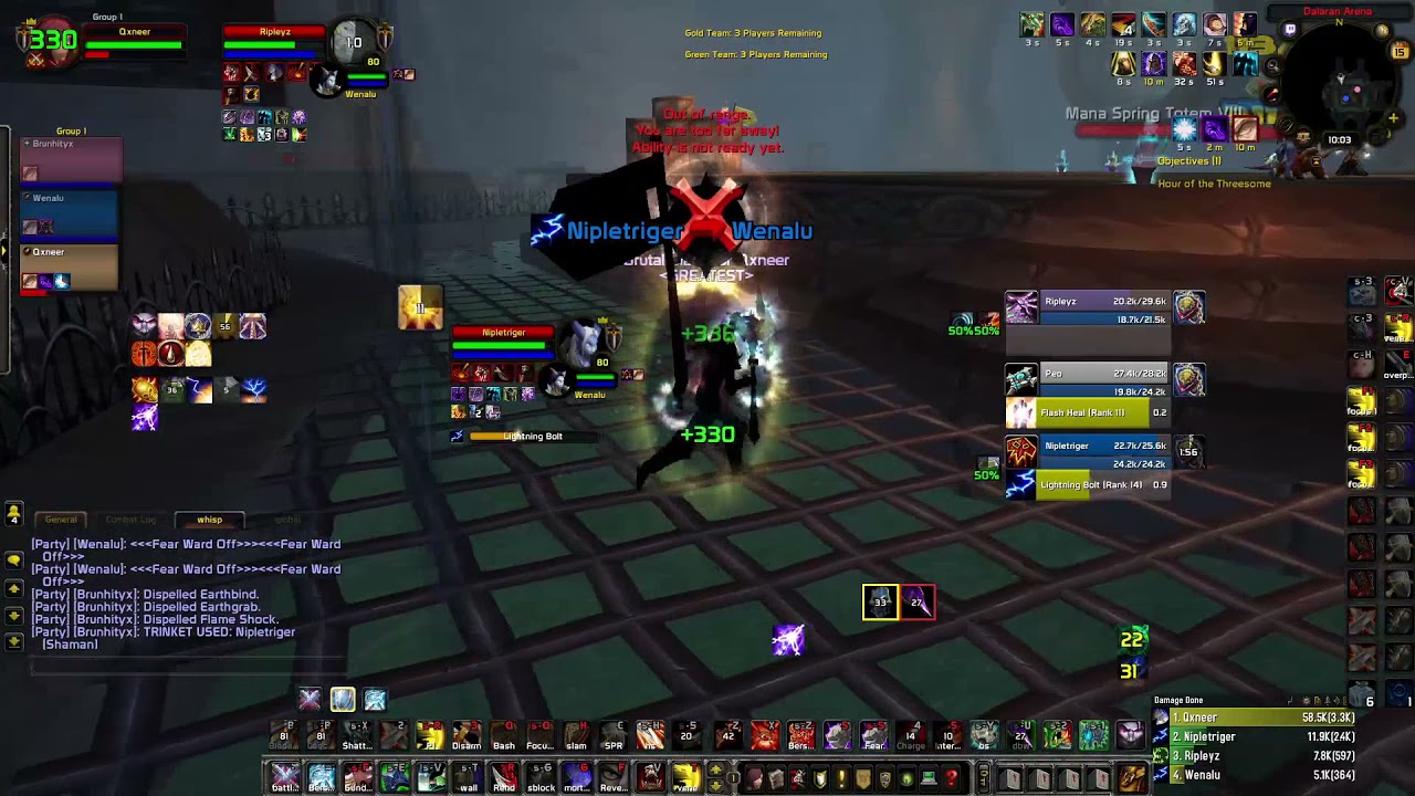 TC vs LSPriest wotlk classic