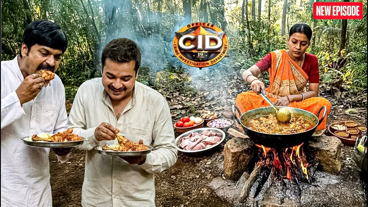 Shreya  ने जंगल में Pankaj  और Nikhil  के लिए बनाया चिकन चावल || CID | Latest Episode ||