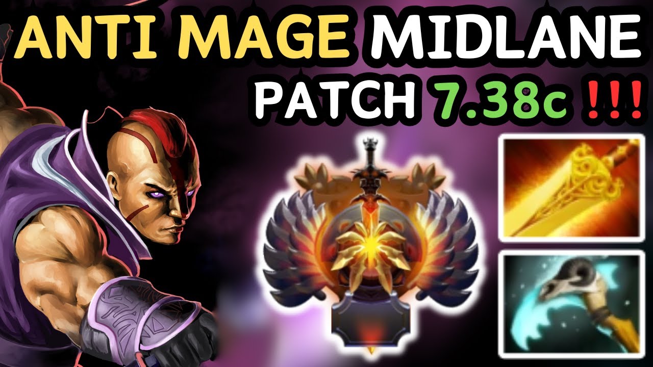 🔥 IMMORTAL ANTI MAGE Midlane Gameplay Patch 7.38c 🔥 1077 XPM !!! - Dota 2