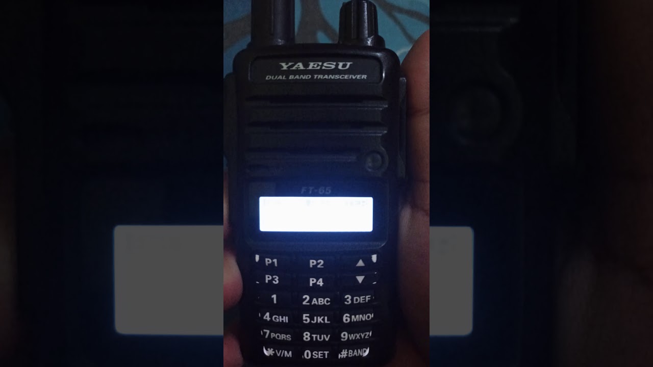Setting Repeater/Duplex HT Yaesu FT 65
