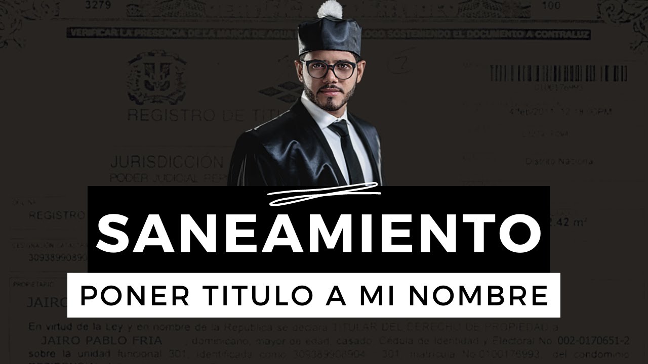 EL proceso de SANEAMIENTO  en 3 ETAPAS  📜 c&oacute;mo sacar TITULO a mi TERRENO