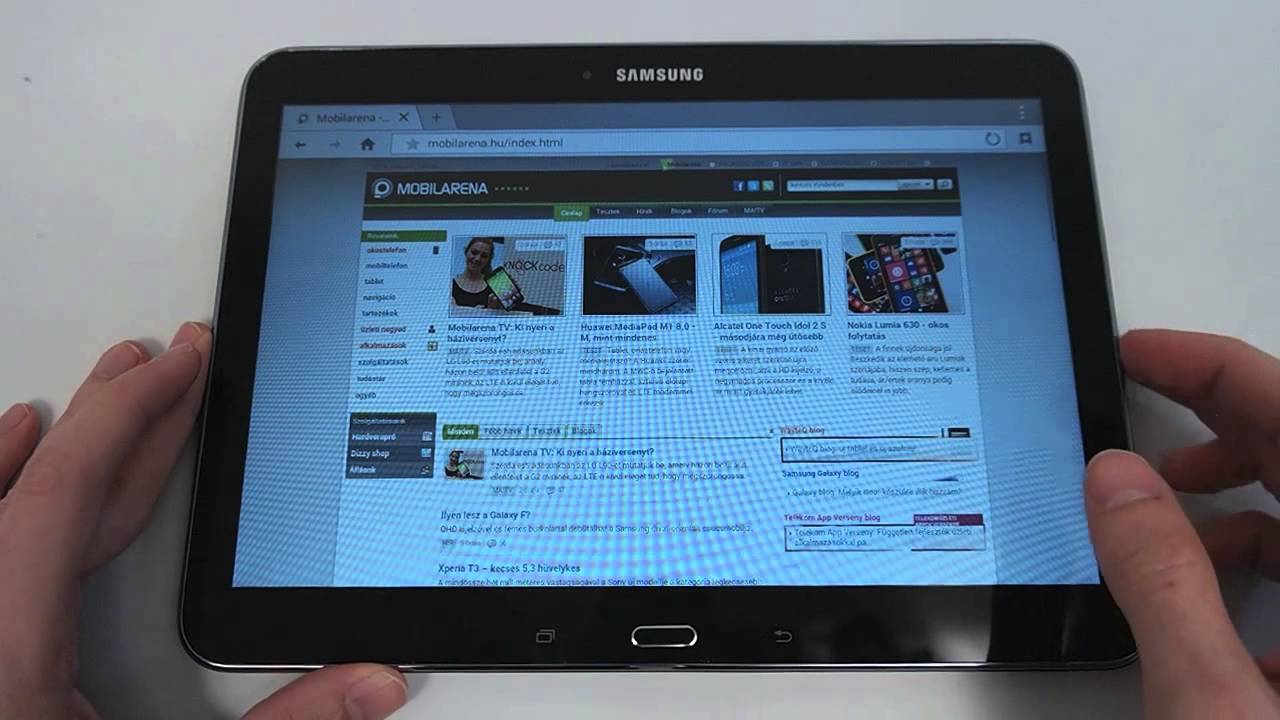 Samsung Galaxy Tab 4 10.1 LTE unboxing and hands-on