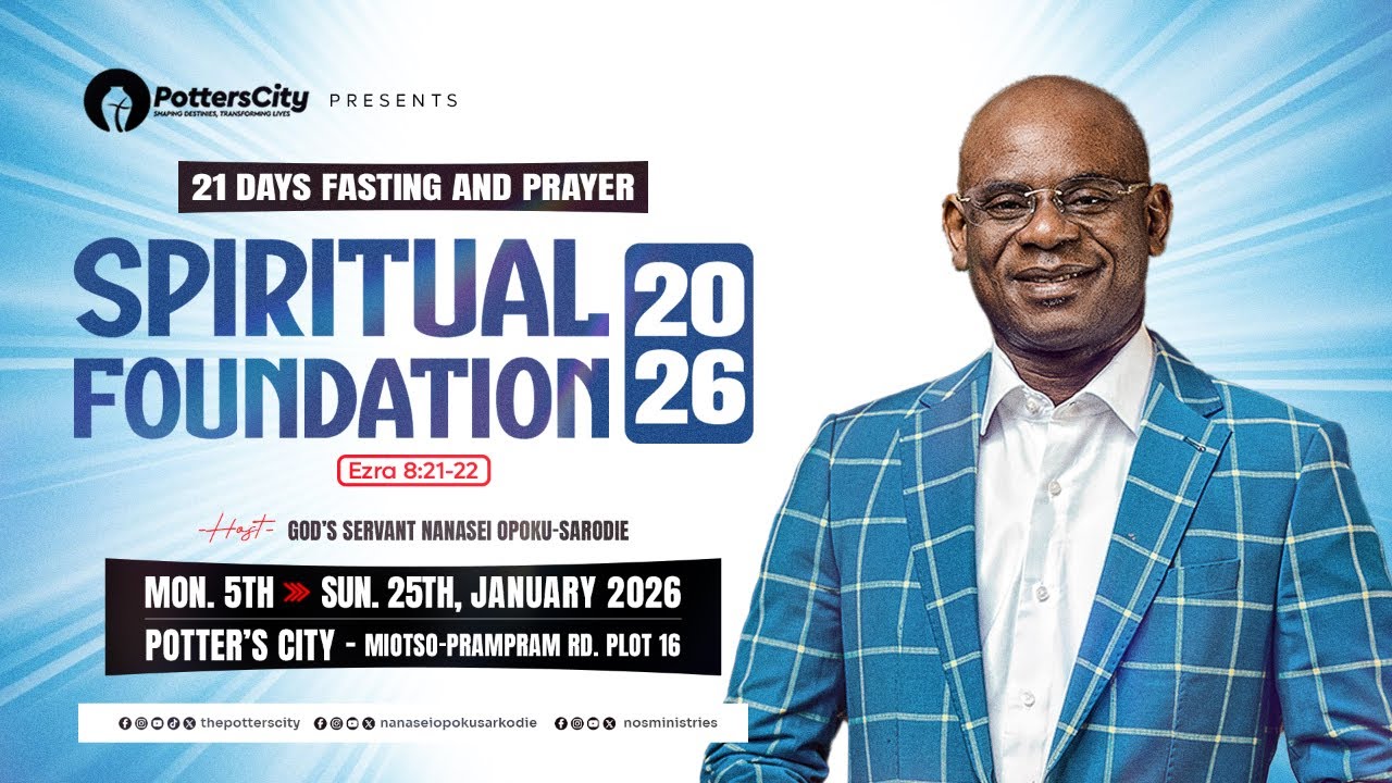 SPIRITUAL FOUNDATION 2026 || DAY 5|| COVENANT ALL NIGHT|| 21 DAYS OF PRAYER AND FASTING|| 09/01/2026