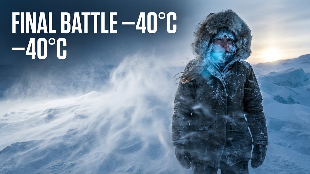 Freezing Survival Girl vs Wild Snowstorm | Final Battle With the Cold at –40°C