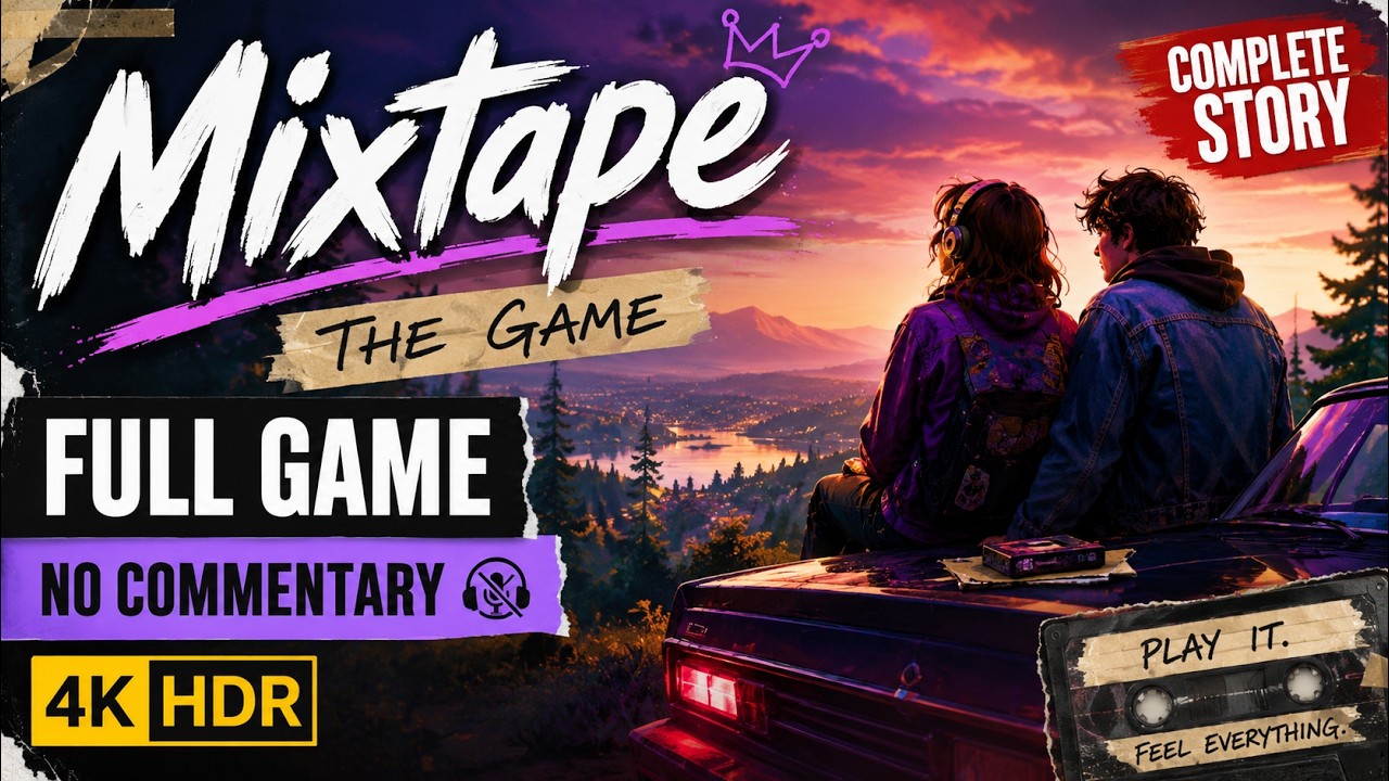 Mixtape Full Gameplay Walkthrough [4K HDR] No Commentary