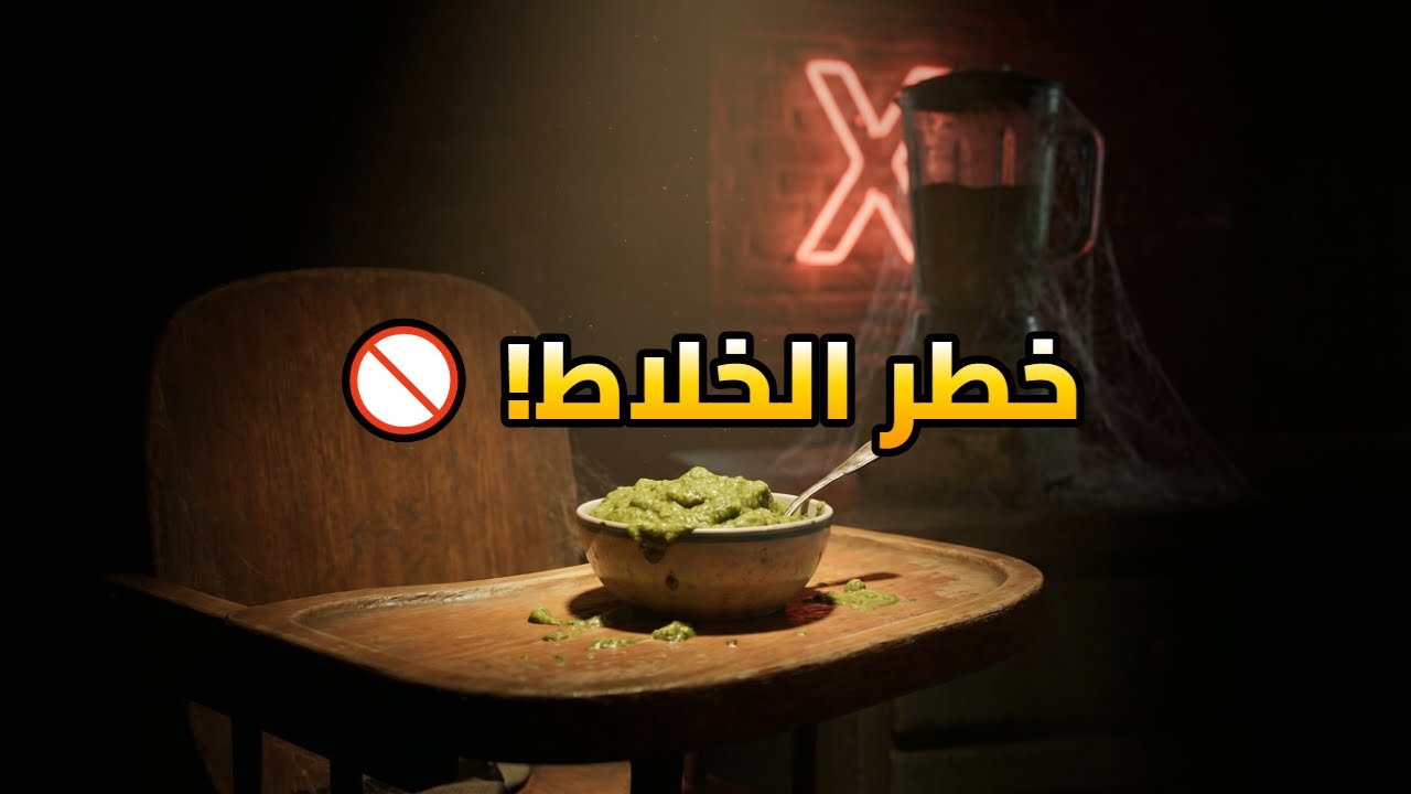 توقفي عن استخدام الخلاط فوراً! 😱 أكبر كارثة تدمرين بها صحة طفلك الرضيع دون علمك 🚫👶
