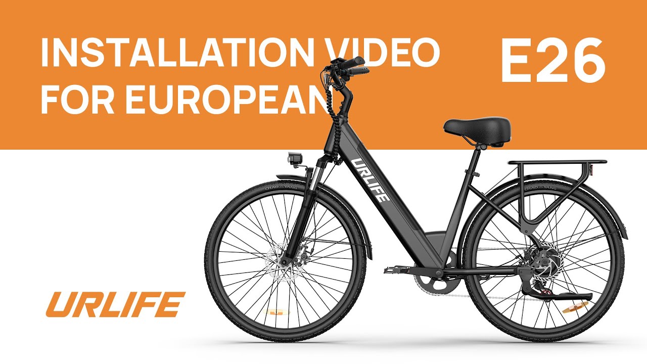 URLIFE E26 Urban Electric Commuter Bike Assembly Guide For European Market