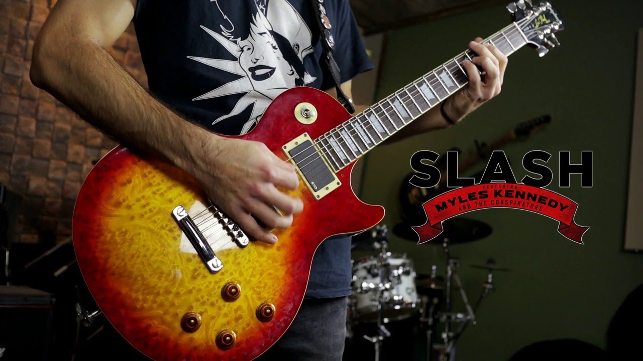 World on Fire - Slash Guitar Cover