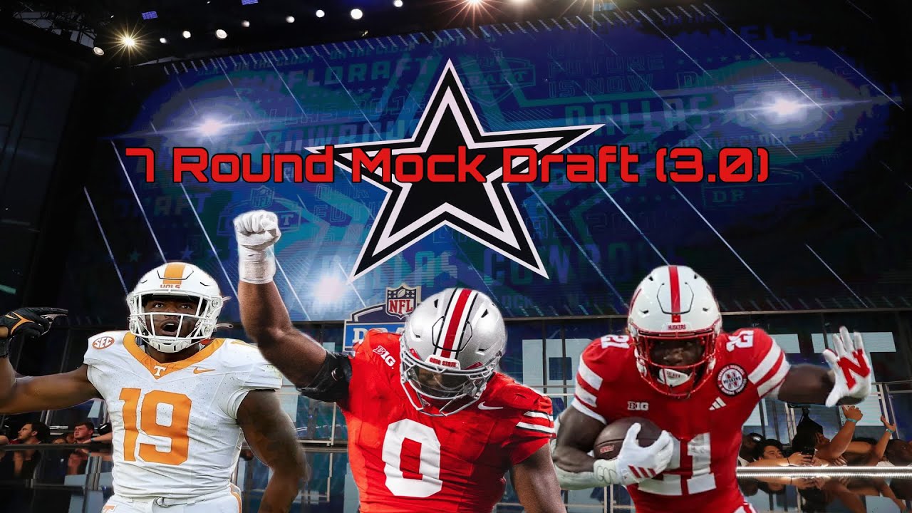 Dallas Cowboys 7 Round 2026 Mock Draft (3.0)
