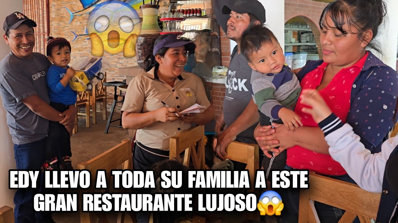 El TIO Quedo Boca abierta Al Ver En Que Restaurante Los Llevo EDY😱El Nunca Imagino Que Fuera Aqui‼️