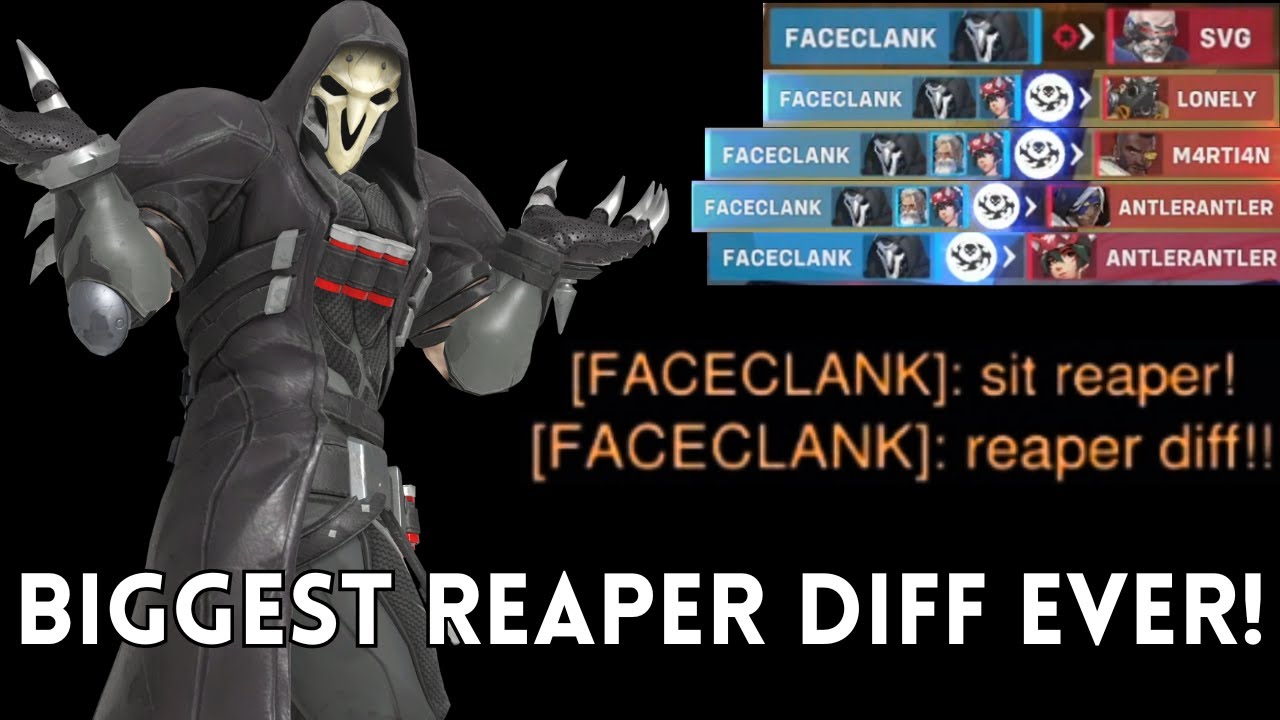 The Biggest REAPER DIFF Ever in Overwatch 2 #overwatch2