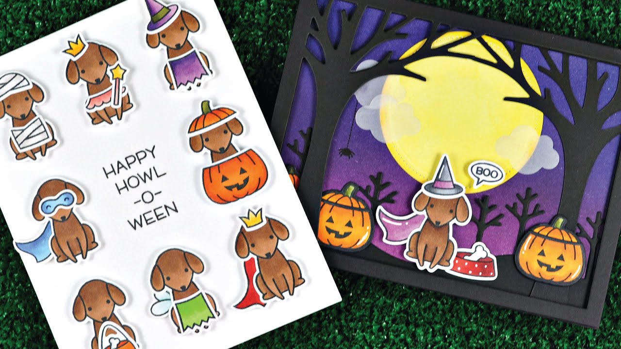 Intro to Happy Howloween + 2 cards from start to finish
