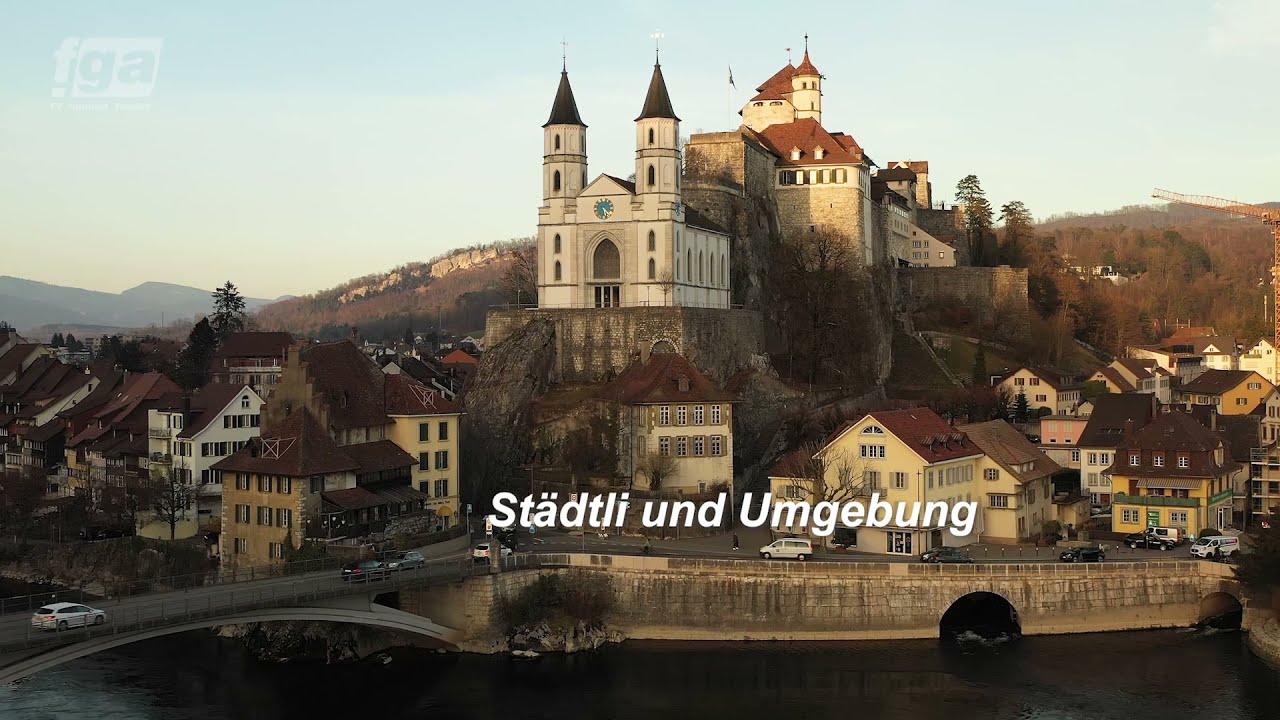 Aarburg aus der Luft - Teil 2, Städtli und Umgebung