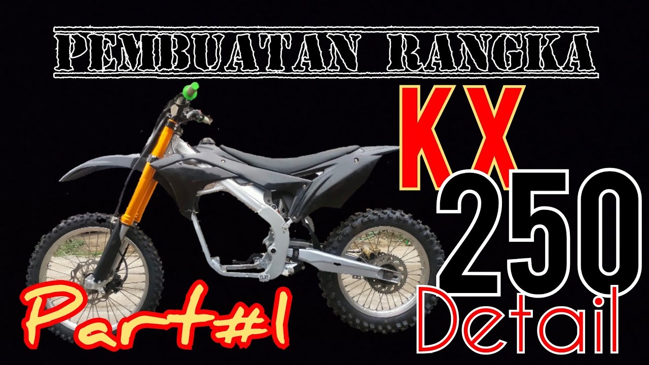 pembuatan rangka KX250/450 [detail] part#1
