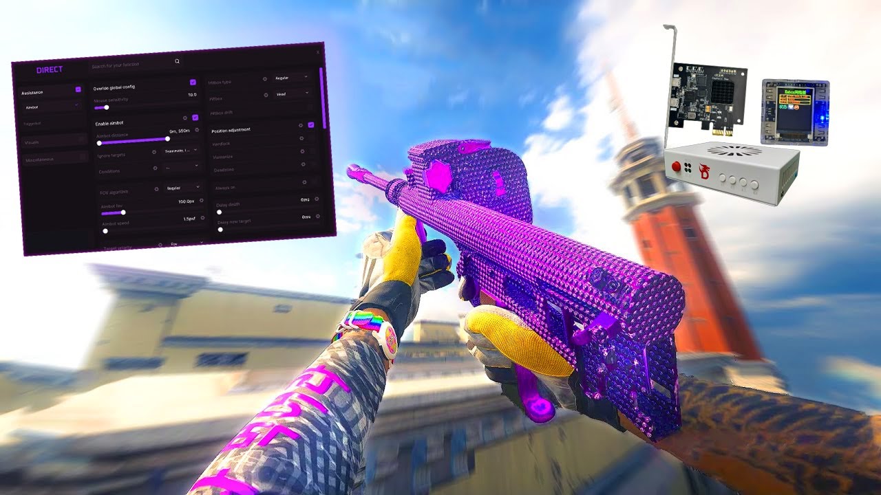USING THE BEST DMA CHEAT FOR COD | DIRECT.TOP