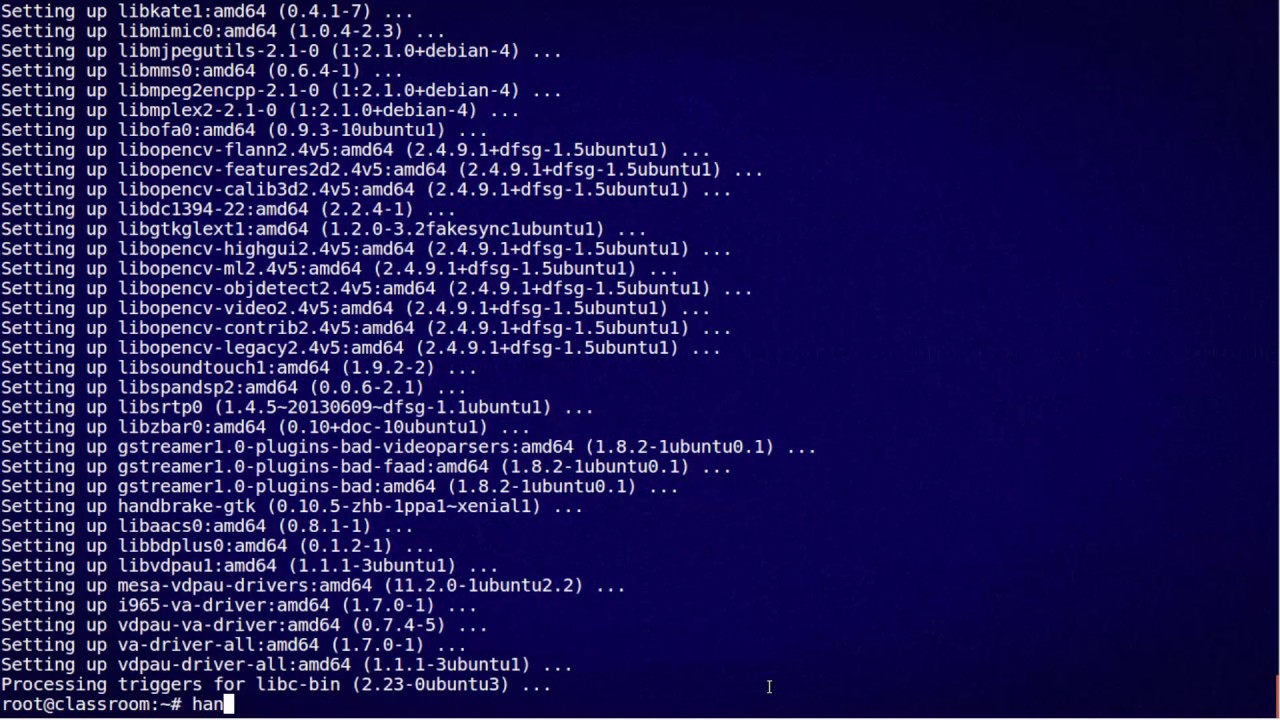 How to Install Handbrake  on ubuntu 16