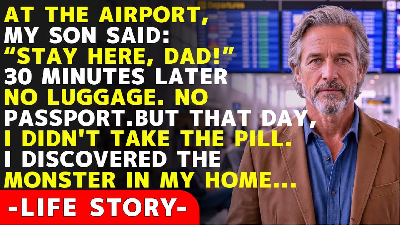 At the Airport, My Son Said 'Wait Here, Dad'—But Never Returned. What They Didn't Know...