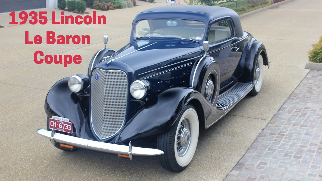 1935 Lincoln Le Baron Coupe