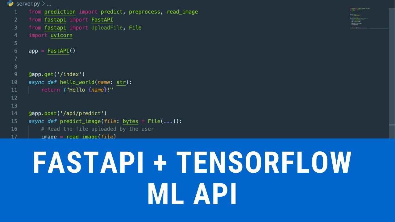 Building Image Recognition API with Python TensorFlow and  FastAPI